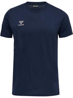 hummel hmlMOVE GRID COTTON T-SHIRT S/S Funktionsshirt Herren MARINE