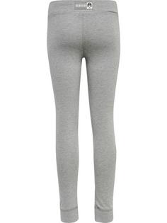 Rückansicht von hummel hmlMOVE GRID COTTON TIGHTS KIDS Tights Kinder GREY MELANGE
