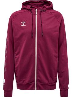 hummel hmlMOVE GRID COTTON ZIP HOODIE Hoodie Herren GRAPE WINE