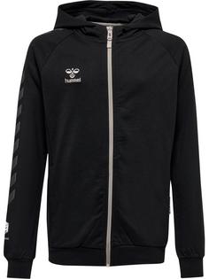 hummel hmlMOVE GRID COTTON ZIP HOODIE KIDS Hoodie Kinder BLACK