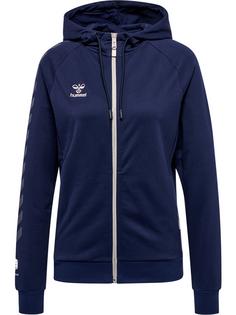 hummel hmlMOVE GRID COT. ZIP HOODIE WOMAN Hoodie Damen MARINE