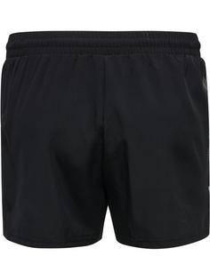Rückansicht von hummel hmlMOVE GRID WOVEN SHORTS WOMAN Funktionsshorts Damen BLACK