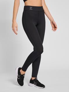 Rückansicht von hummel hmlQ4 HW FULL LENGTH TIGHTS WO Tights Damen BLACK