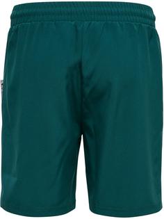 Rückansicht von hummel hmlMOVE GRID WOVEN SHORTS KIDS Funktionsshorts Kinder DEEP TEAL