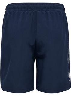 Rückansicht von hummel hmlMOVE GRID WOVEN SHORTS KIDS Funktionsshorts Kinder MARINE