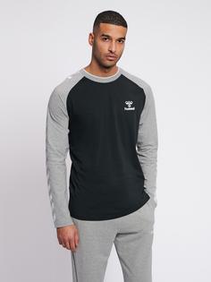 Rückansicht von hummel hmlMARK T-SHIRT L/S T-Shirt Herren BLACK