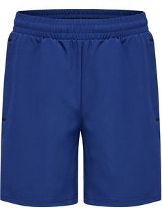 hummel hmlMOVE GRID WOVEN SHORTS KIDS Funktionsshorts Kinder SODALITE BLUE