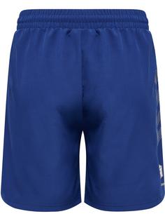 Rückansicht von hummel hmlMOVE GRID WOVEN SHORTS KIDS Funktionsshorts Kinder SODALITE BLUE