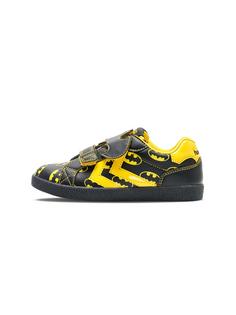 hummel BATMAN JET COURT LOW Sneaker Kinder BLACK