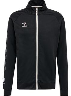 hummel hmlMOVE GRID COT. ZIP JACKET Funktionssweatshirt Herren BLACK