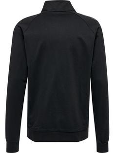 Rückansicht von hummel hmlMOVE GRID COT. ZIP JACKET Funktionssweatshirt Herren BLACK