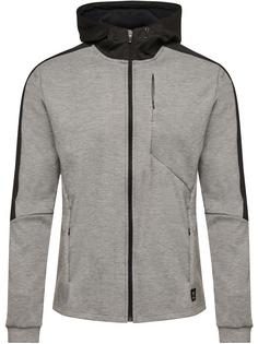 hummel hmlTROPPER ZIP HOODIE Funktionssweatshirt Herren GREY MELANGE