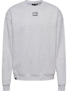 hummel hmlLP10 BOXY SWEATSHIRT Sweatshirt Herren LIGHT GREY MELANGE