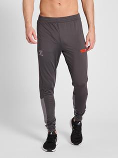 Rückansicht von hummel hmlPRO GRID TRAINING PANTS Trainingshose Herren FORGED IRON/QUIET SHADE
