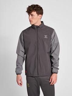 Rückansicht von hummel hmlPRO GRID TRAINING JACKET Trainingsjacke Herren FORGED IRON/QUIET SHADE
