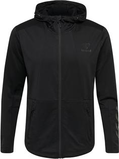 hummel hmlASTON ZIP HOODIE Funktionssweatshirt Herren BLACK