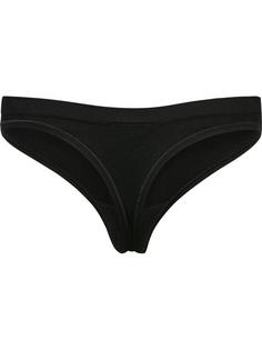Rückansicht von hummel hmlJUNO 3 PACK SEAMLESS THONG Unterhemd Damen BLACK