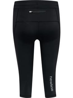 Rückansicht von Newline WOMEN CORE KNEE TIGHTS Tights Damen BLACK