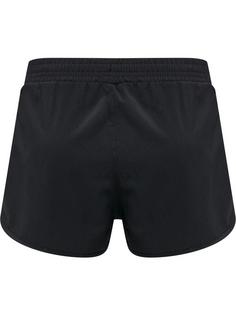Rückansicht von Newline WOMEN CORE SPLIT SHORTS Funktionsshorts Damen BLACK