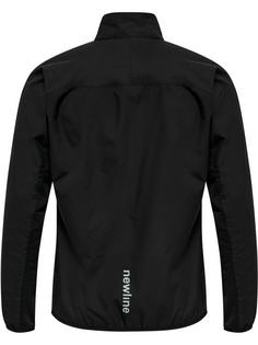 Rückansicht von Newline MEN CORE JACKET Funktionssweatshirt Herren BLACK