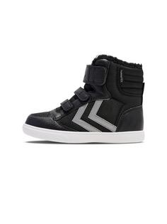 hummel STADIL SUPER POLY BOOT RECYCLED TEX JR Winterschuhe Kinder BLACK/GREY