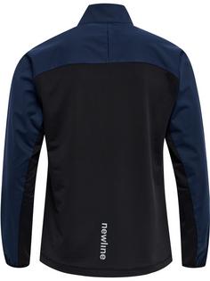 Rückansicht von Newline MEN CORE CROSS JACKET Funktionssweatshirt Herren BLACK IRIS
