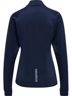 Rückansicht von Newline WOMEN'S CORE MIDLAYER Funktionssweatshirt Damen BLACK IRIS