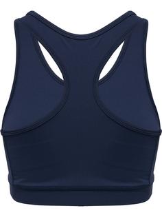 Rückansicht von Newline WOMEN CORE ATHLETIC TOP Sport-BH Damen BLACK IRIS