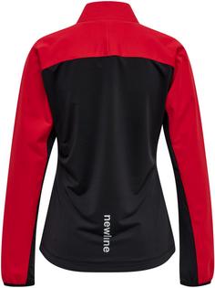 Rückansicht von Newline WOMEN CORE CROSS JACKET Funktionssweatshirt Damen TANGO RED