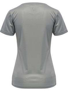Rückansicht von Newline WOMEN CORE FUNCTIONAL T-SHIRT S/S Funktionsshirt Damen SHARKSKIN