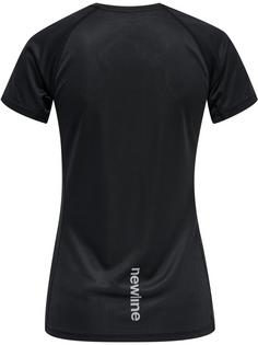 Rückansicht von Newline WOMEN CORE RUNNING T-SHIRT S/S Funktionsshirt Damen BLACK