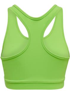 Rückansicht von Newline WOMEN CORE ATHLETIC TOP Sport-BH Damen GREEN FLASH