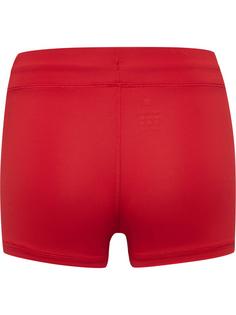 Rückansicht von Newline WOMEN CORE ATHLETIC HOTPANTS Funktionsshorts Damen TANGO RED