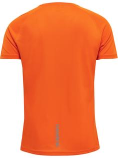 Rückansicht von Newline MEN CORE RUNNING T-SHIRT S/S Funktionsshirt Herren ORANGE TIGER