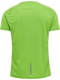 Rückansicht von Newline MEN CORE RUNNING T-SHIRT S/S Funktionsshirt Herren GREEN FLASH