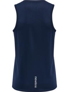 Rückansicht von Newline KIDS CORE RUNNING SINGLET Funktionsshirt Kinder BLACK IRIS