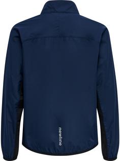 Rückansicht von Newline KIDS CORE JACKET Funktionssweatshirt Kinder BLACK IRIS