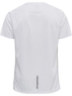 Rückansicht von Newline MEN CORE RUNNING T-SHIRT S/S Funktionsshirt Herren WHITE