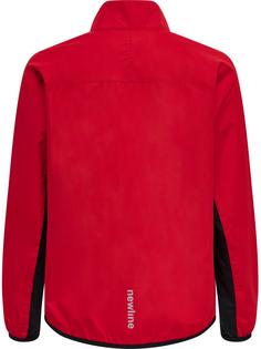 Rückansicht von Newline KIDS CORE JACKET Funktionssweatshirt Kinder TANGO RED
