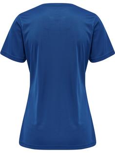Rückansicht von Newline WOMEN CORE FUNCTIONAL T-SHIRT S/S Funktionsshirt Damen TRUE BLUE