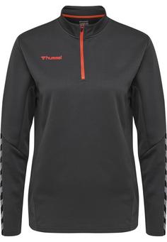 hummel hmlAUTHENTIC HALF ZIP SWEATSHIRT WOMAN Funktionssweatshirt Damen ASPHALT