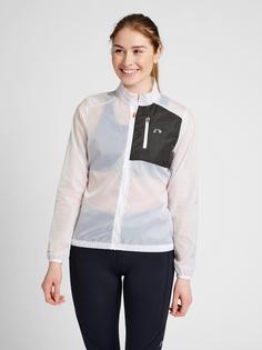 Rückansicht von Newline WOMEN PACKABLE TECH JACKET Trainingsjacke Damen TRANSPARENT