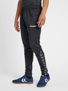 Rückansicht von hummel hmlAUTHENTIC TRAINING PANT Trainingshose Herren BLACK/WHITE