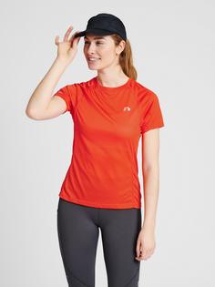 Rückansicht von Newline WOMEN RUNNING T-SHIRT S/S Funktionsshirt Damen SPICY ORANGE