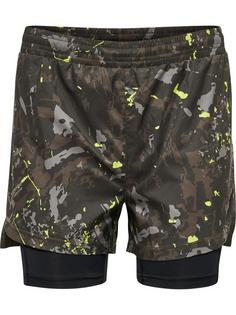 Newline nwlKANSAS 2-IN-1 SHORTS female Funktionsshorts Damen TERRAIN AOP