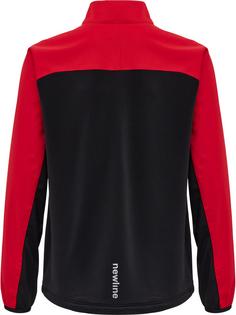 Rückansicht von Newline KIDS CORE CROSS JACKET Funktionssweatshirt Kinder TANGO RED