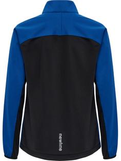 Rückansicht von Newline KIDS CORE CROSS JACKET Funktionssweatshirt Kinder TRUE BLUE