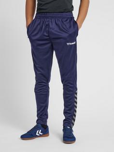 Rückansicht von hummel hmlAUTHENTIC TRAINING PANT Trainingshose Herren MARINE