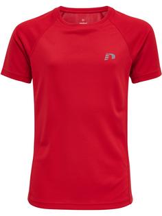 Newline KIDS CORE RUNNING T-SHIRT S/S Funktionsshirt Kinder TANGO RED