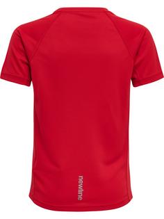 Rückansicht von Newline KIDS CORE RUNNING T-SHIRT S/S Funktionsshirt Kinder TANGO RED